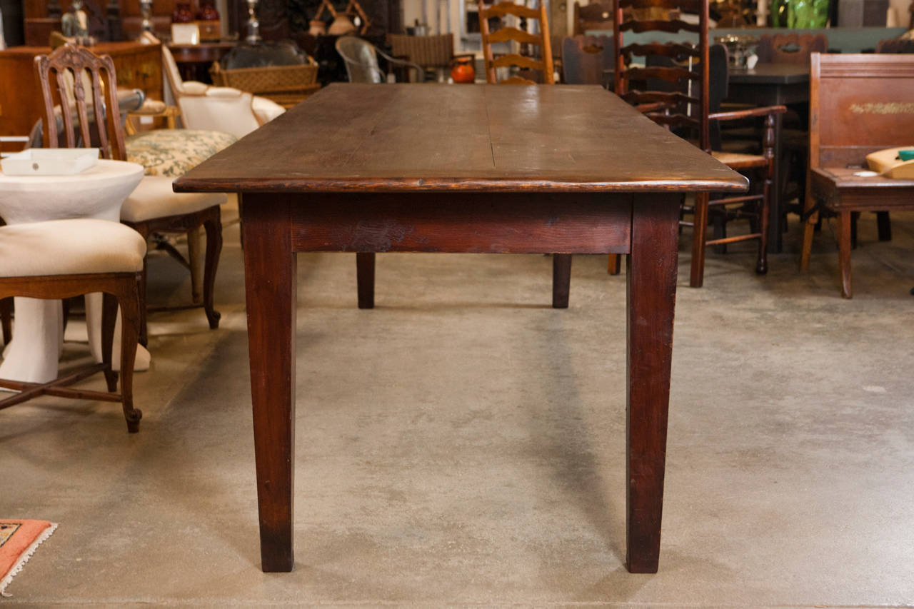 Woodwork Large Work Table into Dining Table