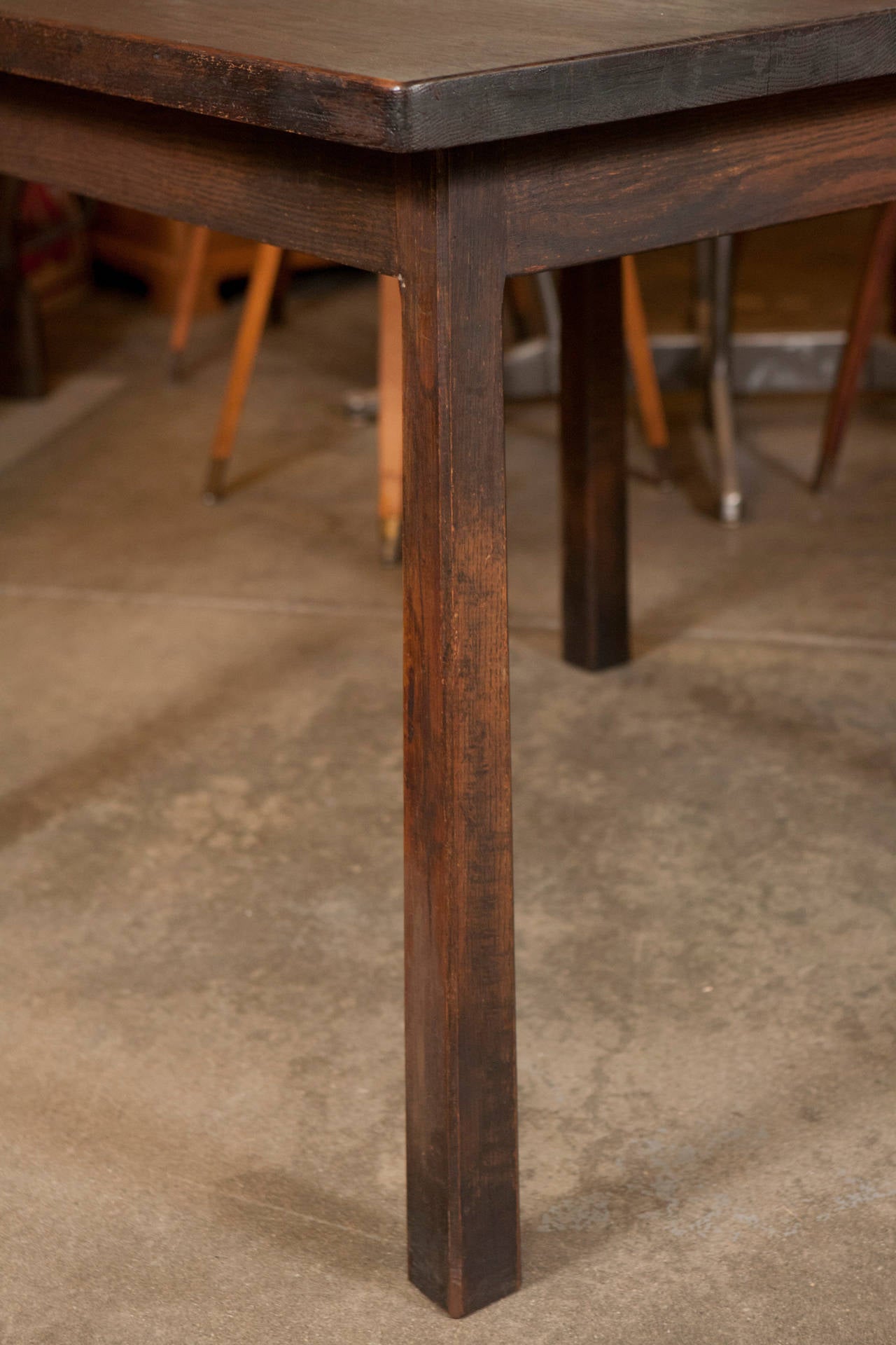 American Arts and Crafts Table with Four Chairs