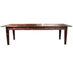 Large Work Table into Dining Table