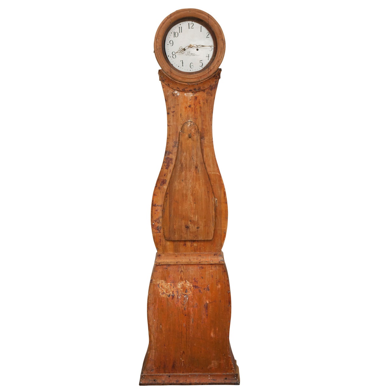 19th Century Long Case Swedish Clock For Sale