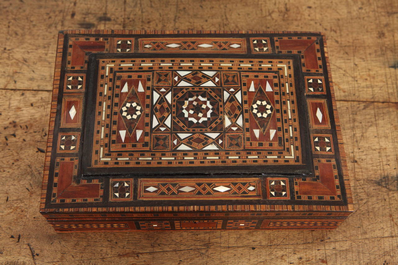 syrian inlaid box