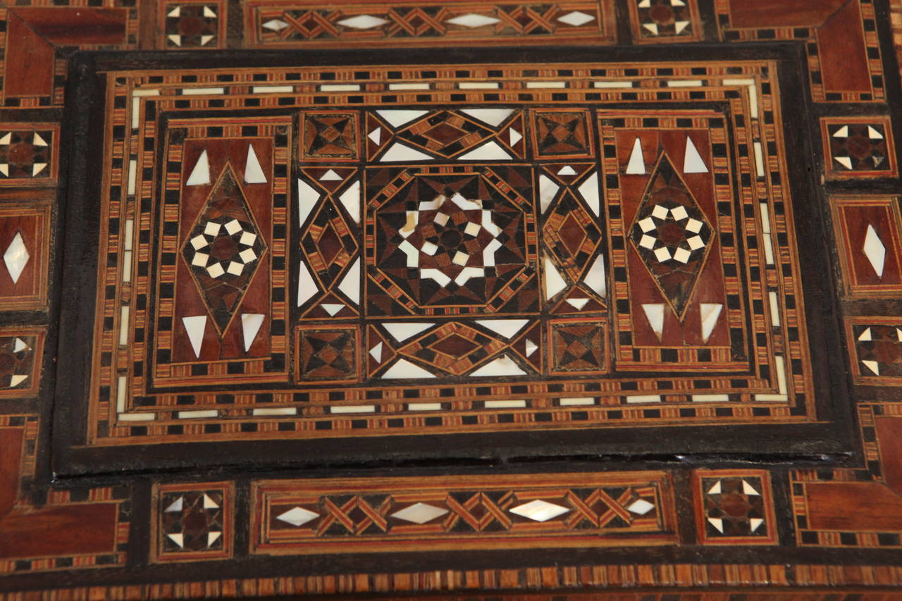 Islamic Antique Inlaid Syrian Box