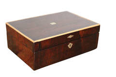 19th Century Mahogany Keepsake Box