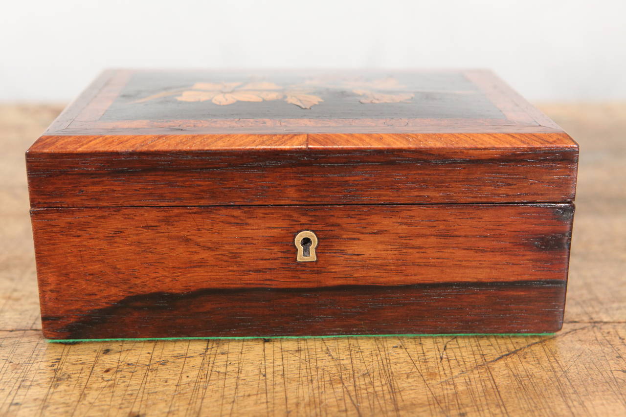 19th Century European Marquetry Box In Good Condition In Culver City, CA