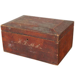 Antique English Utility Box, circa 1850s