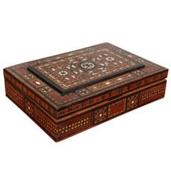 Antique Inlaid Syrian Box