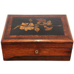 19th Century European Marquetry Box