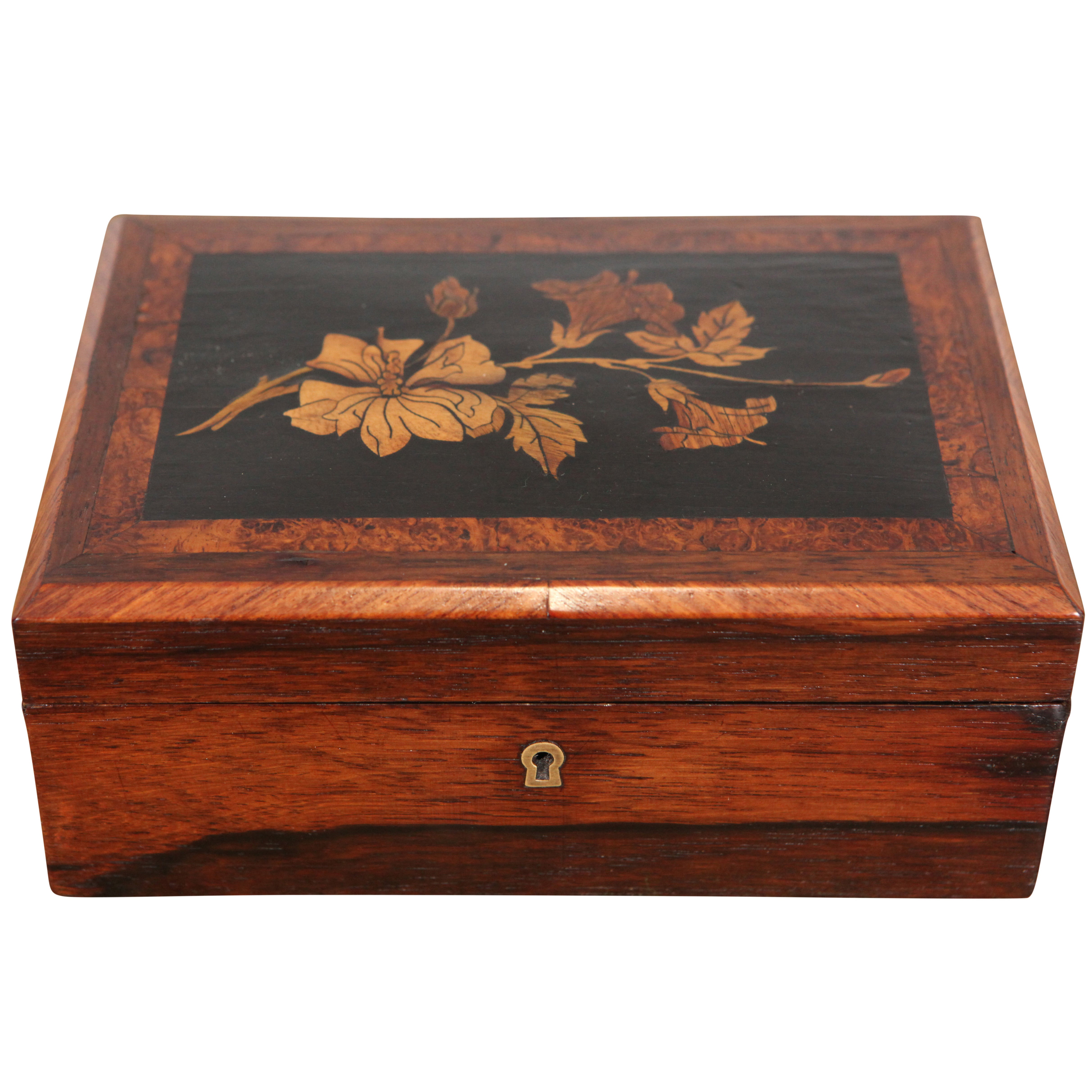 19th Century European Marquetry Box