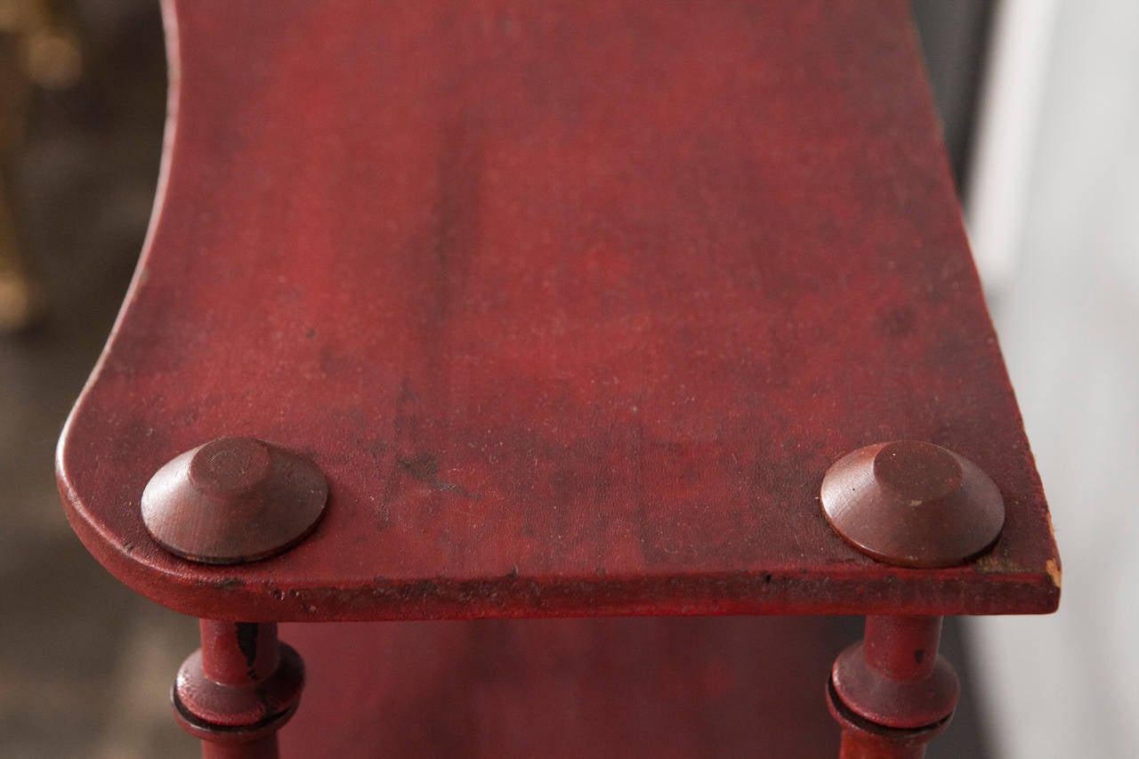 American 19th Century Spool Shelf