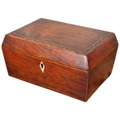 Antique English Tea Caddy