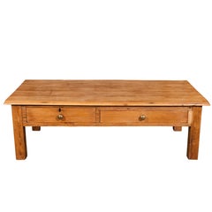 Antique English Pine Coffee Table