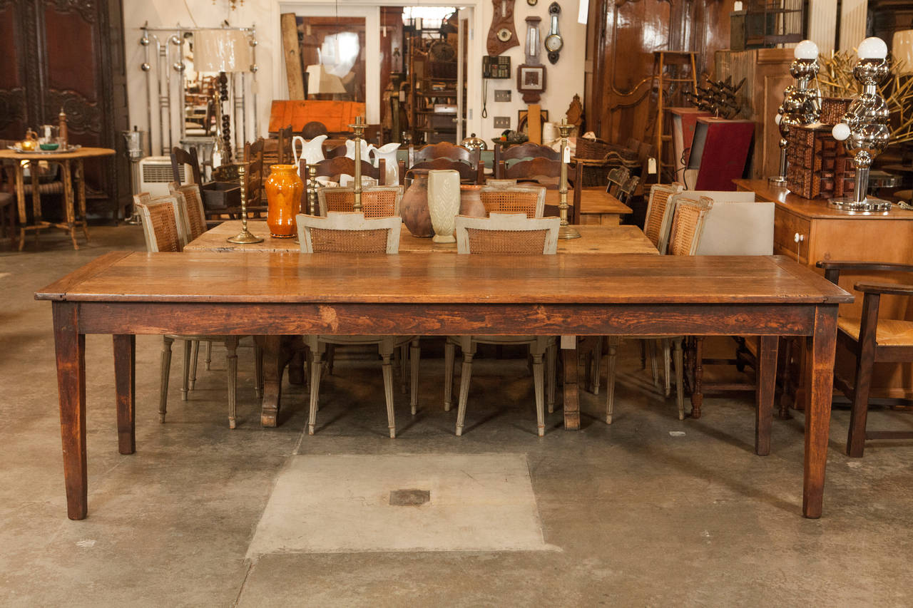 Early 19th Century French Country Farm Table 1