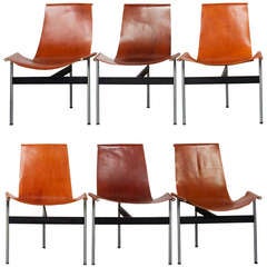 Set of Laverne International T-Chairs
