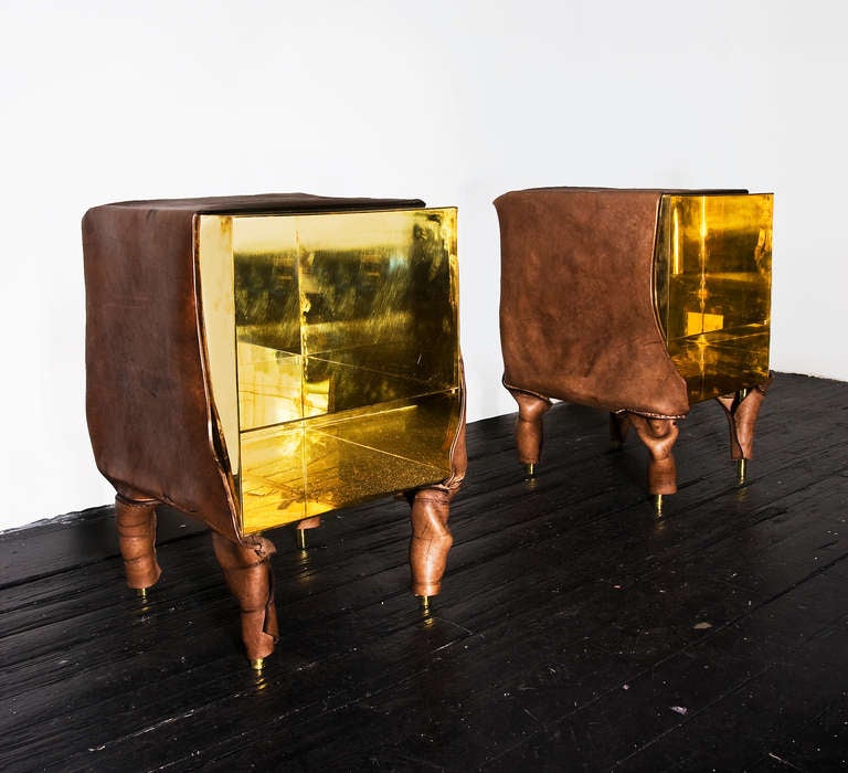 Pair of nightstands by Simon Hasan, 2010