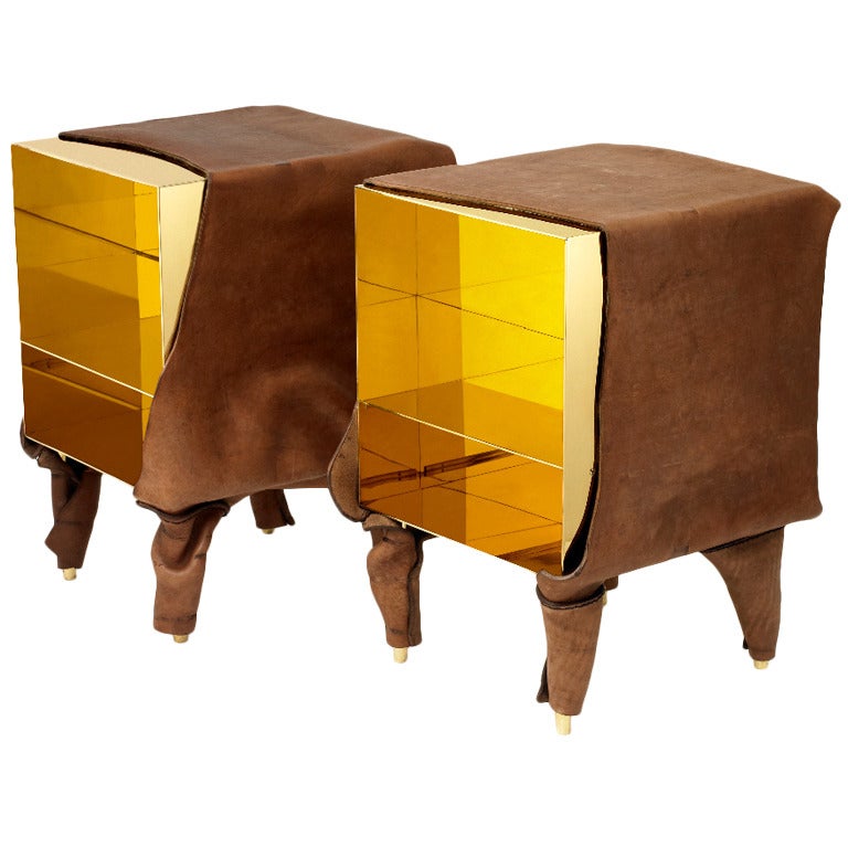 Simon Hassan Pair of Nightstands