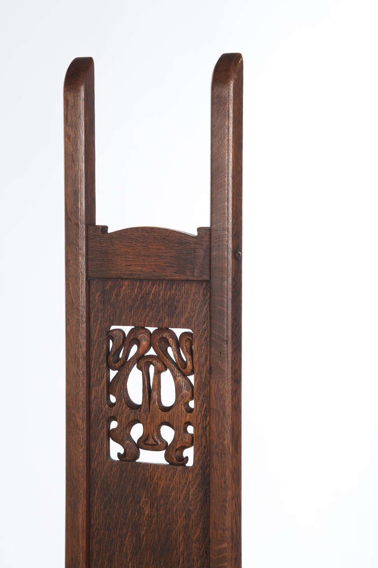 charles rohlfs mahogany chair