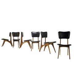 Set of Six Dining Room Chairs by Vladimir Kagan