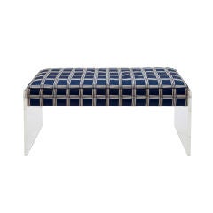 Lucite Bench by Vladimir Kagan