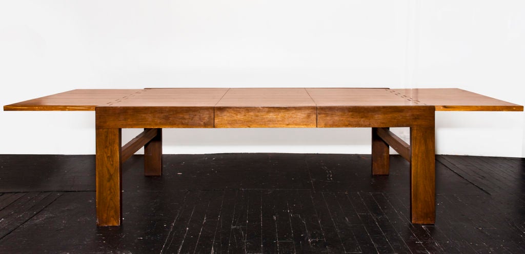 American Rosewood Craft Extension Dining Table by Jeffrey Greene