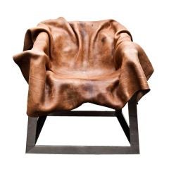 Leather Armchair by Simon Hasan