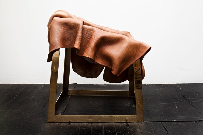 Contemporary Leather Armchair by Simon Hasan