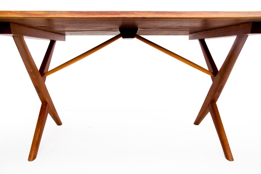 Walnut Cross-Legged Table by George Nakashima