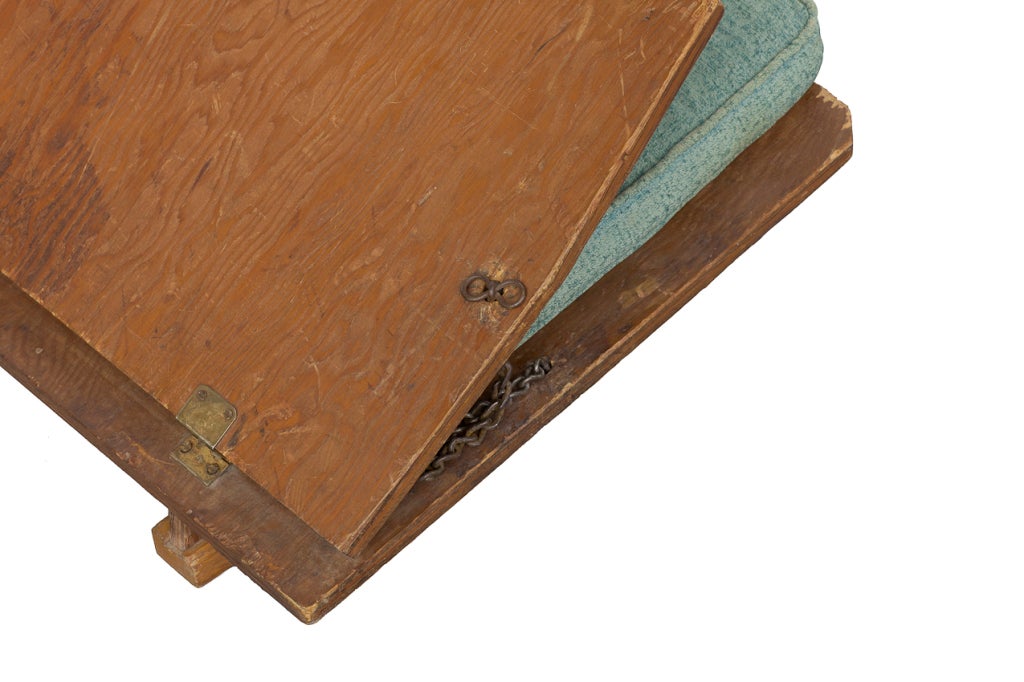 20th Century Frank Lloyd Wright Folding Seat Bench