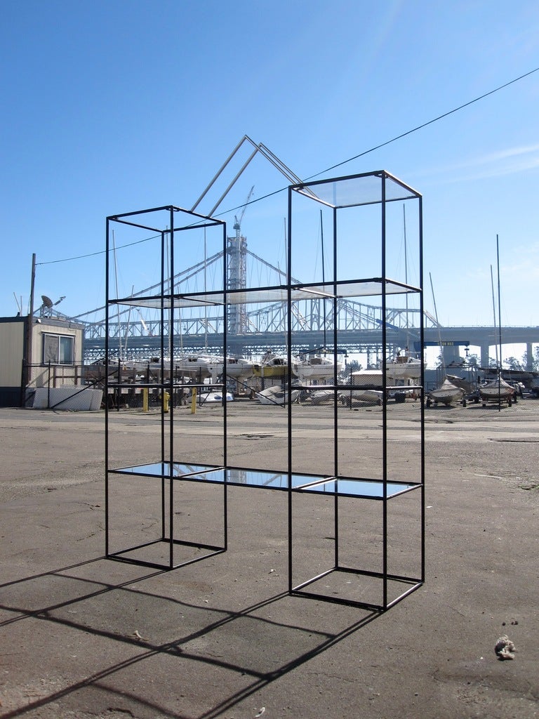 Vintage Poul Cadovious Systema Abstracta Shelving Unit In Good Condition In Treasure Island, CA