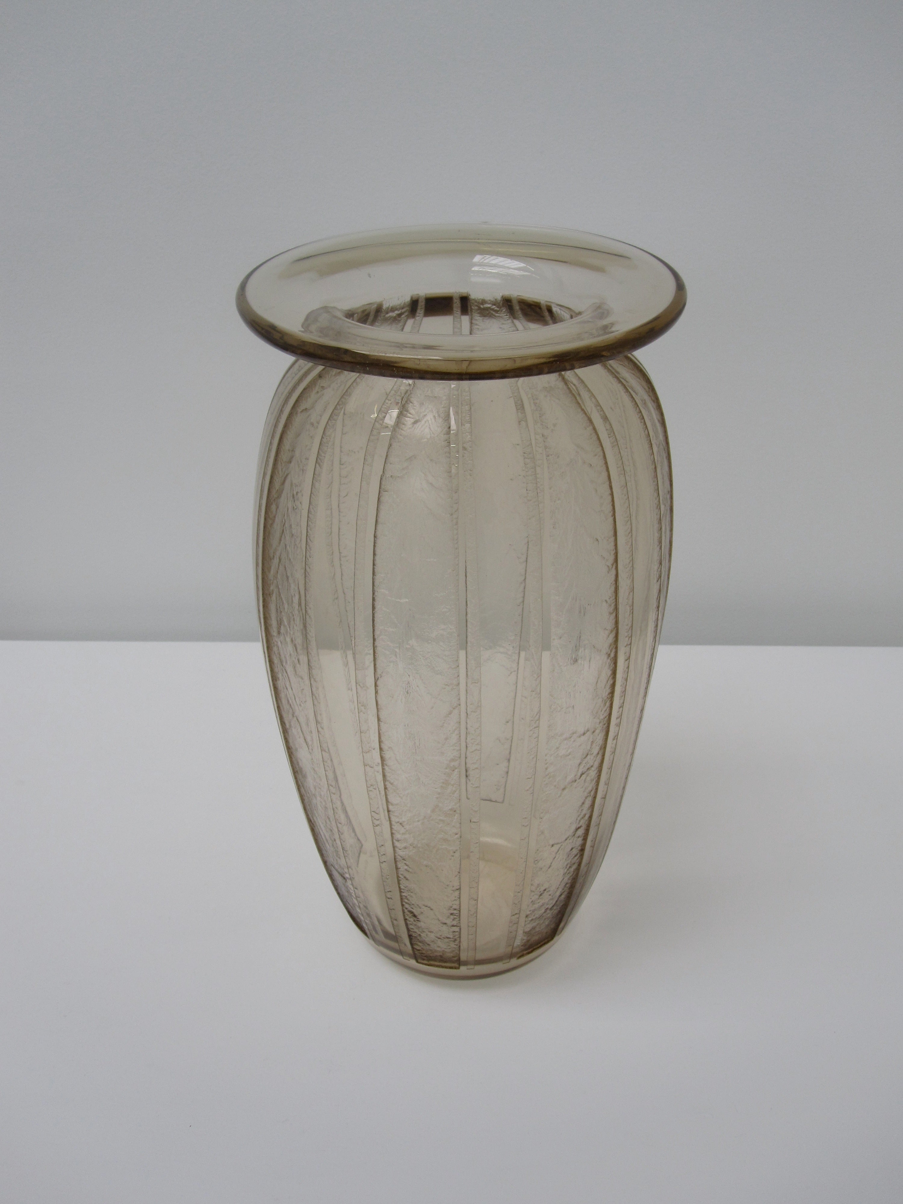 Daum Nancy Art Deco Glass Vase