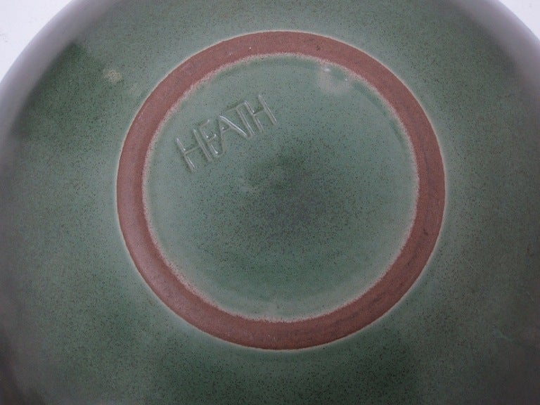Mid-20th Century Large, Early, Incised Bowl by Heath C 1950