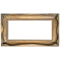 Antique California Arts & Crafts Pie Crust Frame from 1916 Pan Pacific Exposition