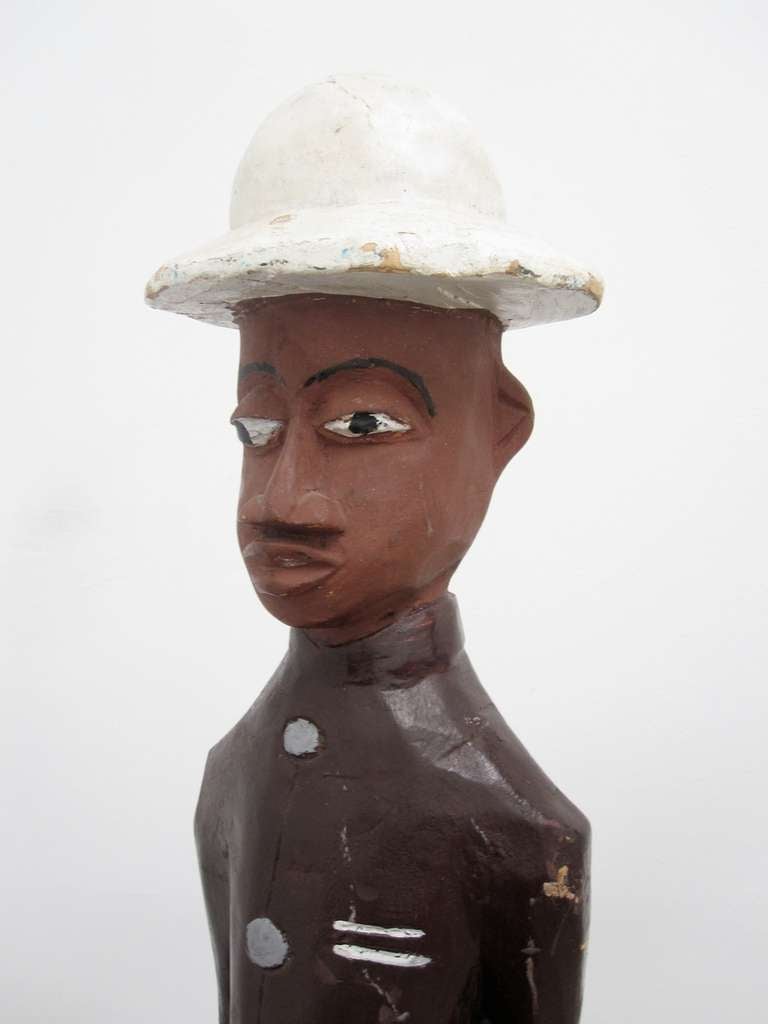  Hand-Carved Colonial African Statues from Ghana In Good Condition In Treasure Island, CA