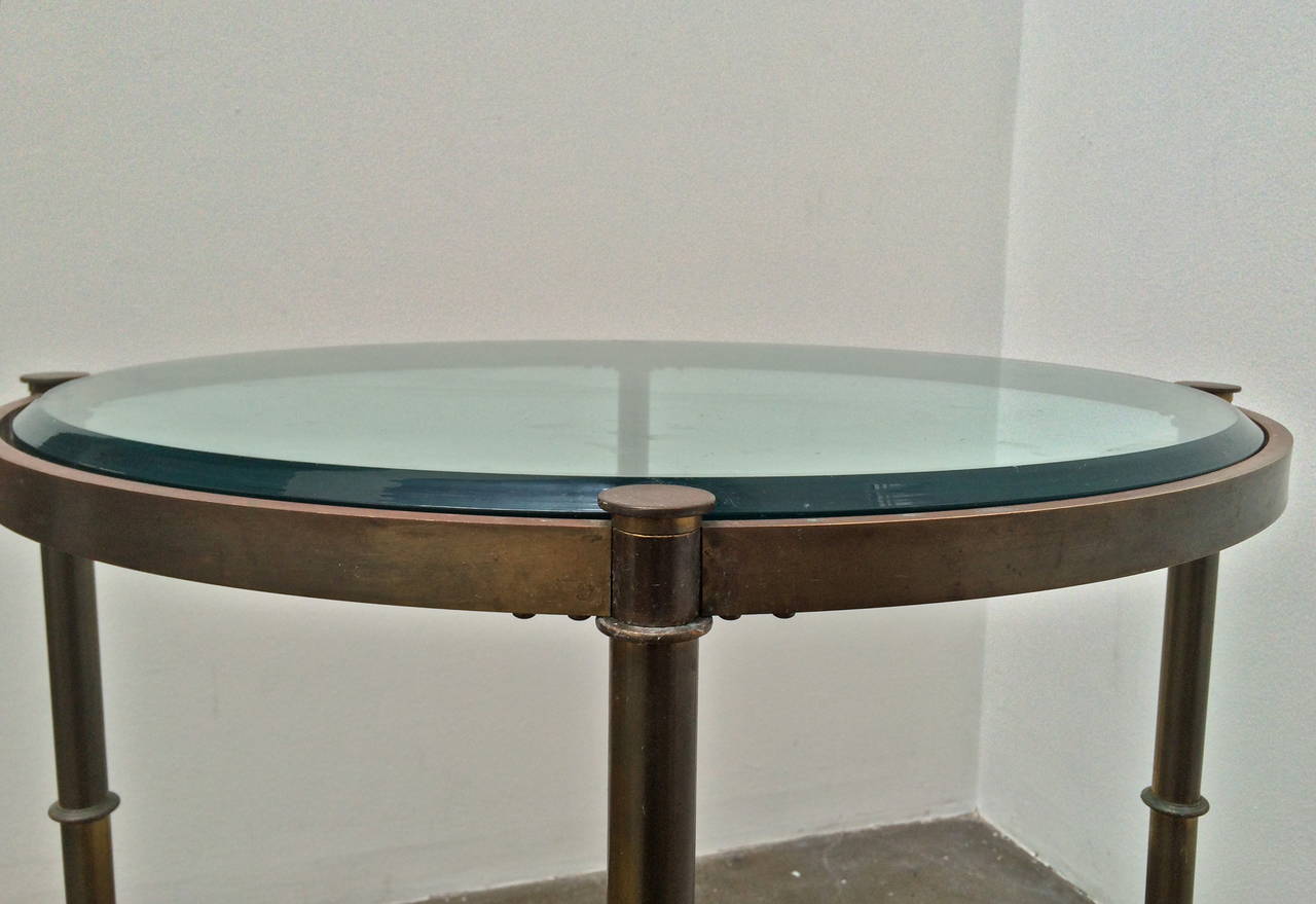 Hollywood Regency Circular Table in the Manner of La Barge