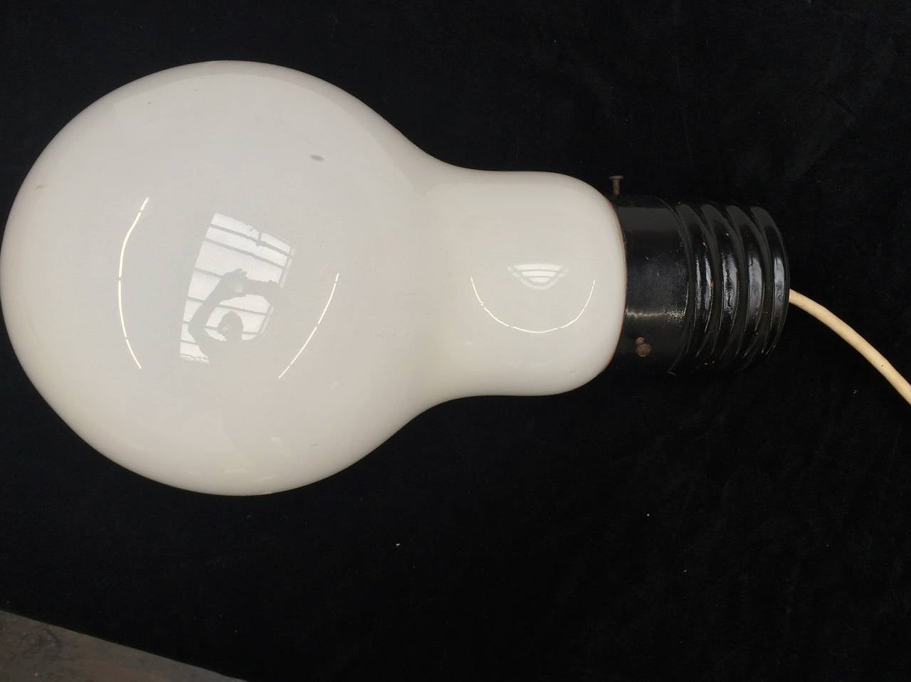 Mid-20th Century Pop Art Light Bulb Lamp Attributed to Ingo Maurer For Sale