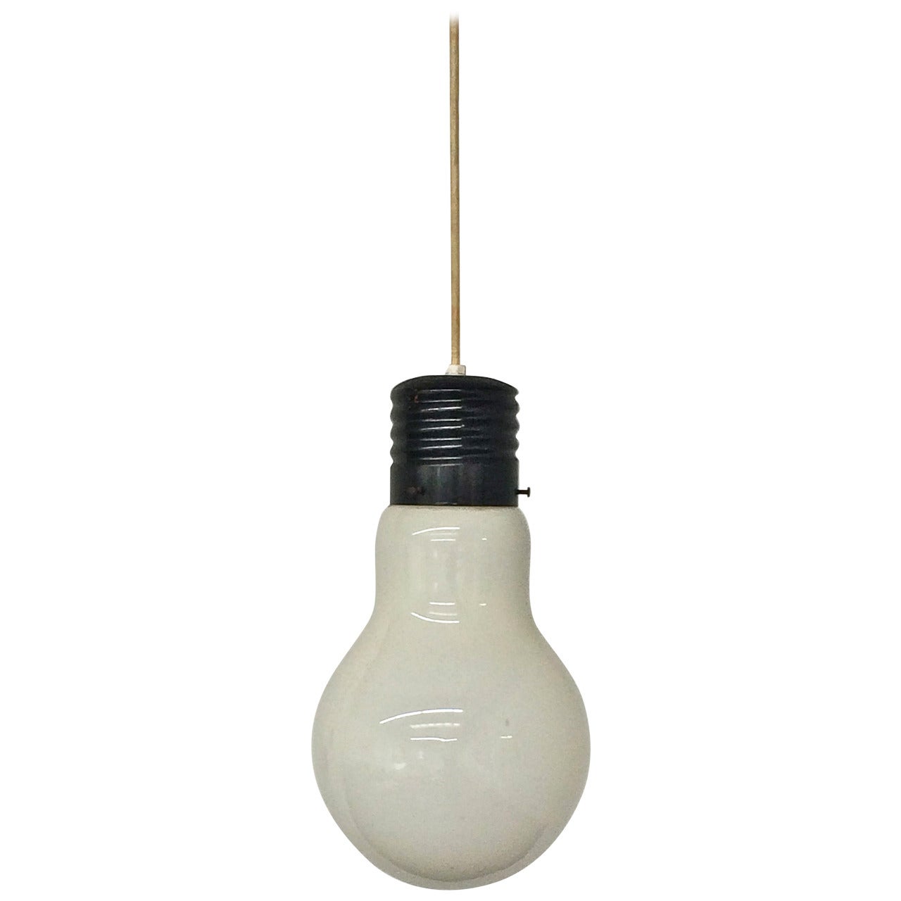 Pop Art Light Bulb Lamp Attributed to Ingo Maurer For Sale