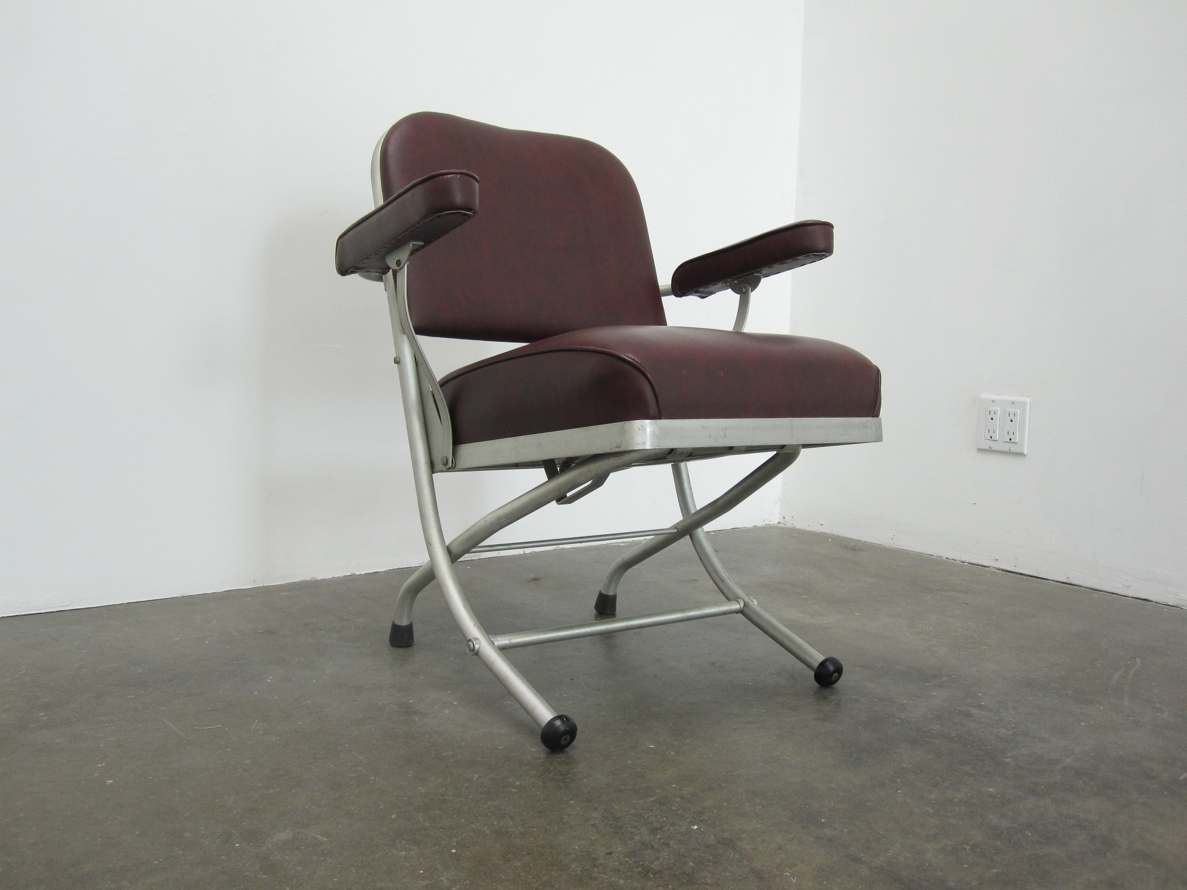 Machine Age Aluminum Folding Chair by Warren McArthur