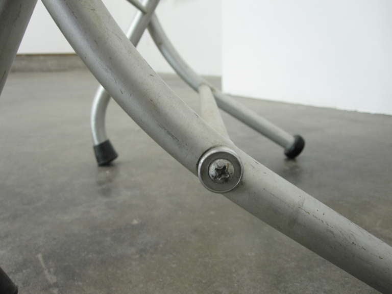 Machine Age Aluminum Folding Chair by Warren McArthur 3