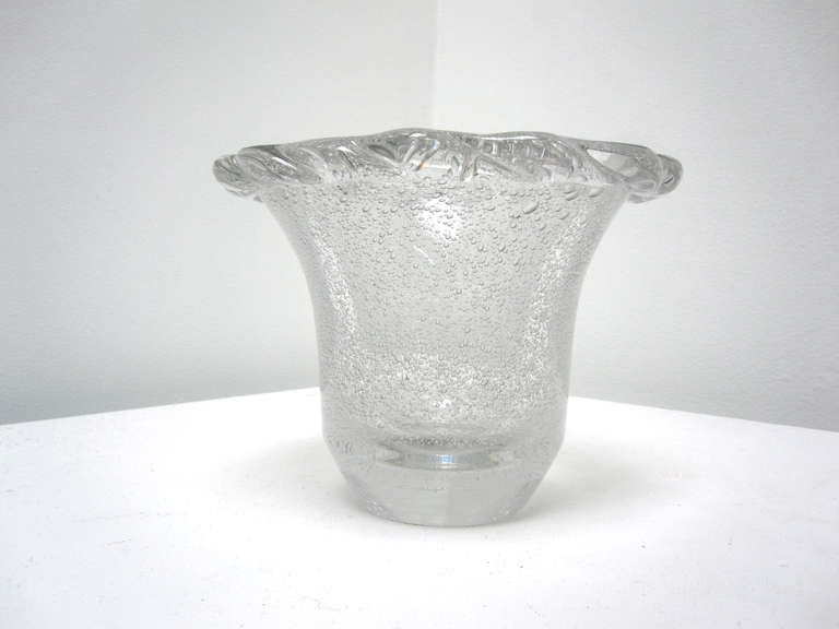 Daum Nancy Art Deco Glass Vase