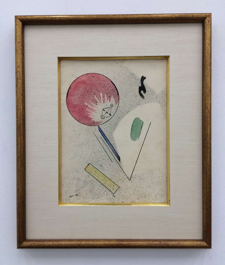 Richard Ayer, 1930s Non-Objective Abstract