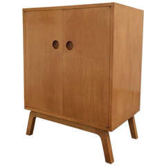 Modernist Blonde Cabinet circa 1950 Modernist Blonde Cabinet circa 1950