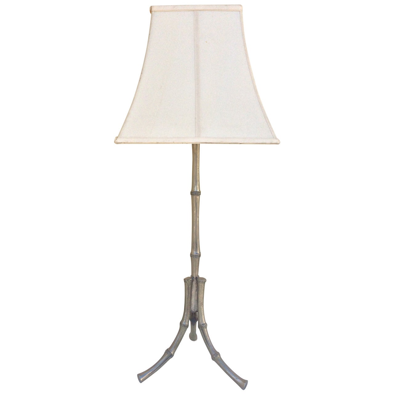 Hollywood Regency Faux Bamboo Lamp