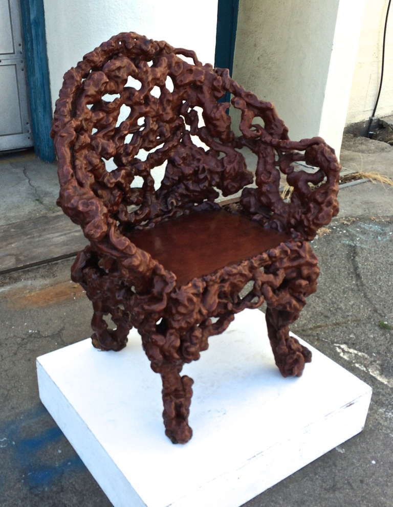 Quing Dynasty Root Chairs In Excellent Condition For Sale In Treasure Island, CA