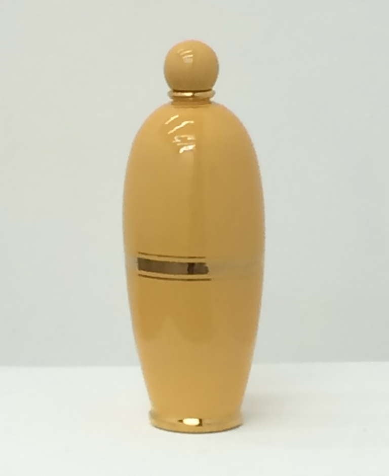 Italian Art Deco Moderne Ceramic Bottle by Domenico Pucci 5