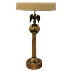 Hollywood Regency Lamp in the Federal Style by Paul Hanson