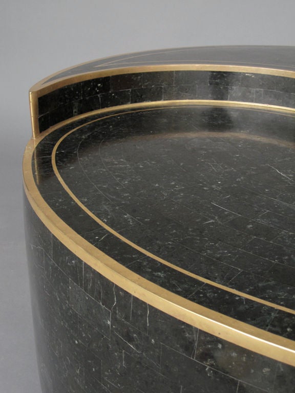 Maitland-Smith Marble and Brass Coffee Table 1