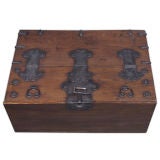 Unique Ornate Wooden Lock Box