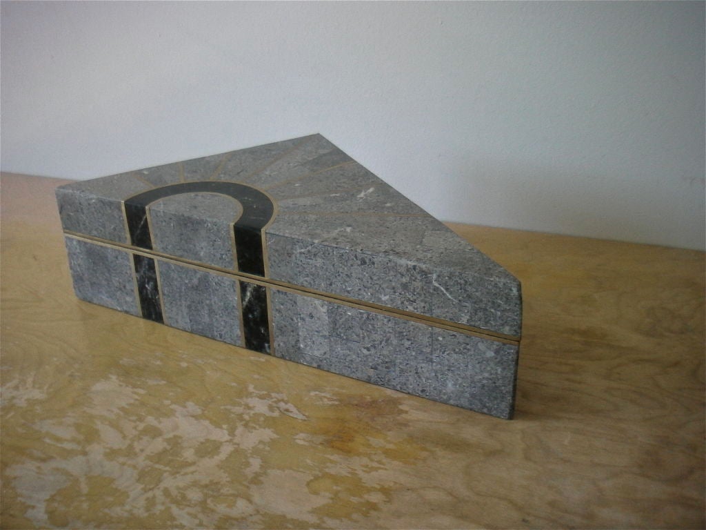 Marble-skinned Jewelery Box by Maitland-Smith