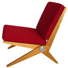 Pierre Jeanneret, Scissor Chair, By Knoll
