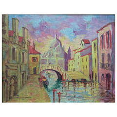 Fauvist Painting of Venice, Italy by Henriette Dunn Mears