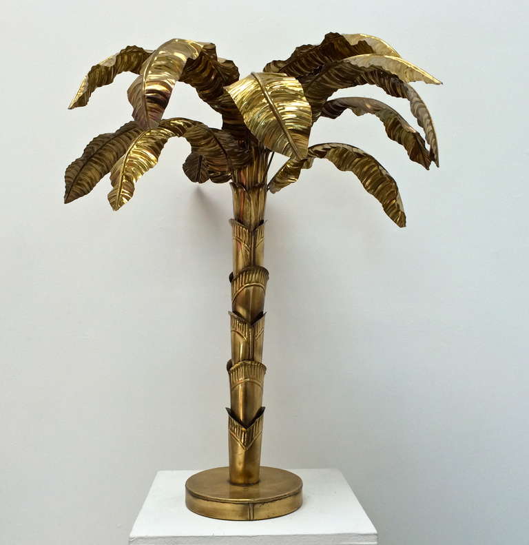 Hollywood Regency Palm Tree Sculpture 1